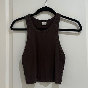 Aritzia/Sunday Best Honor Tank (Chocolate Brown)